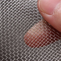 High Quality Stainless Steel Woven Wire Mesh Filter Sheet - 15x30cm (16 mesh hole 1.4mm)