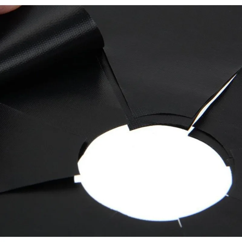 /8pcs schwarz Gasherd Schutz kissen Küche Anti-Schmutz-Antihaft-Pad wieder verwendbare Ofen oberfläche Kratz schutz Reinigungs pad – Detail 7