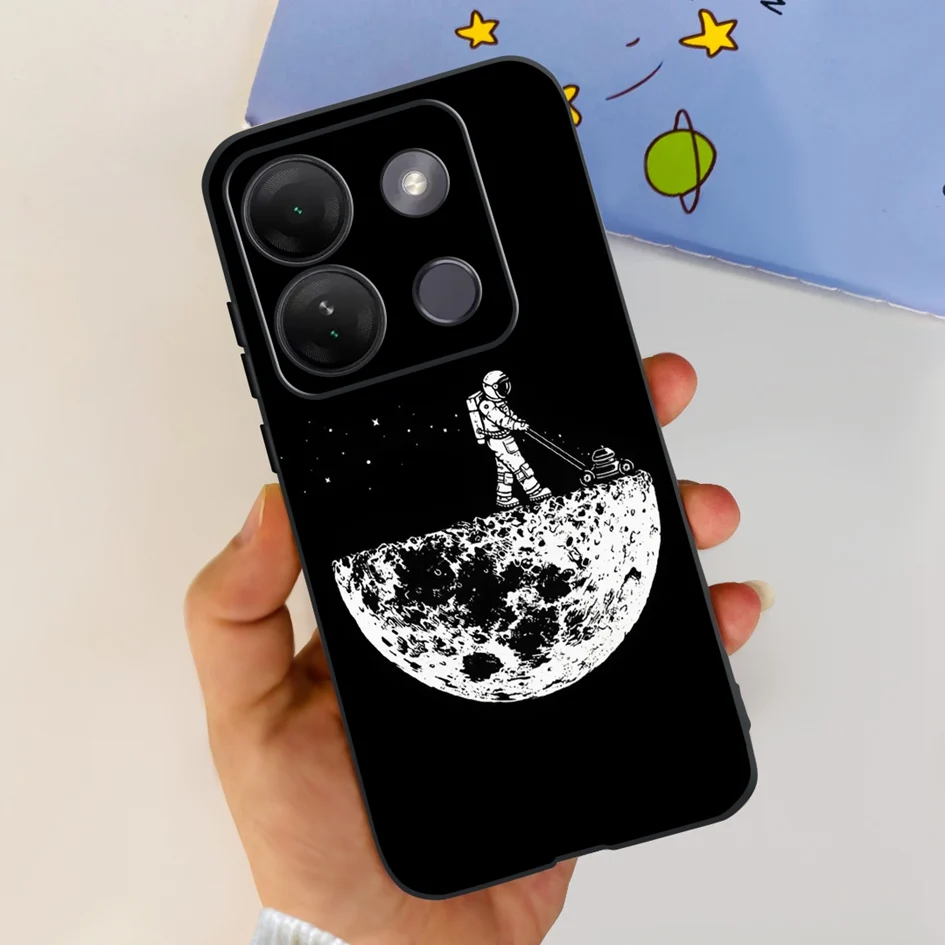 Stylish Patterned Soft Silicone Phone Back Cover