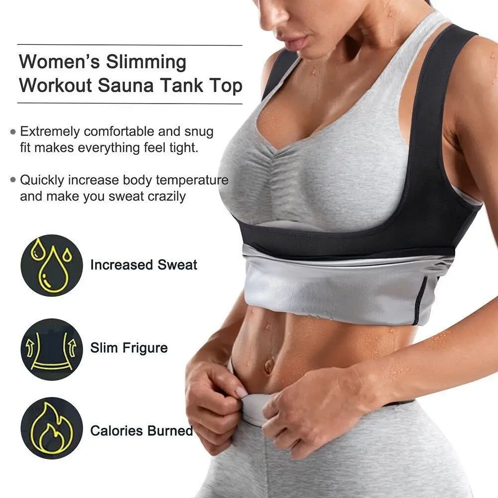 

Women Sauna Shaper Vest Thermo Sweat Tank Top Slimming Women Shapewear Waist Trainer Corset Gym Fitness Hot Workout Shirts