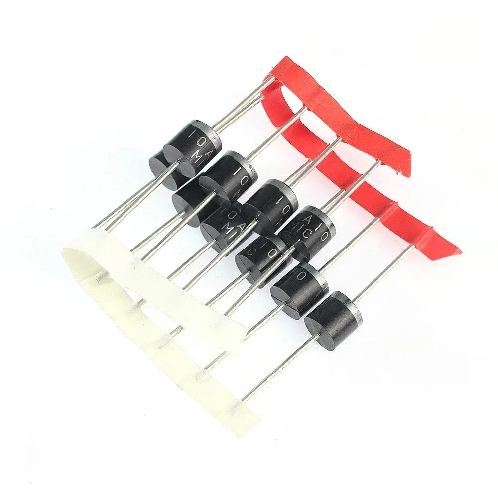 10PCS 10A10 DIP Electrical Axial Rectifier Diodes Kit 10A 1000V Rectifier Diodes
