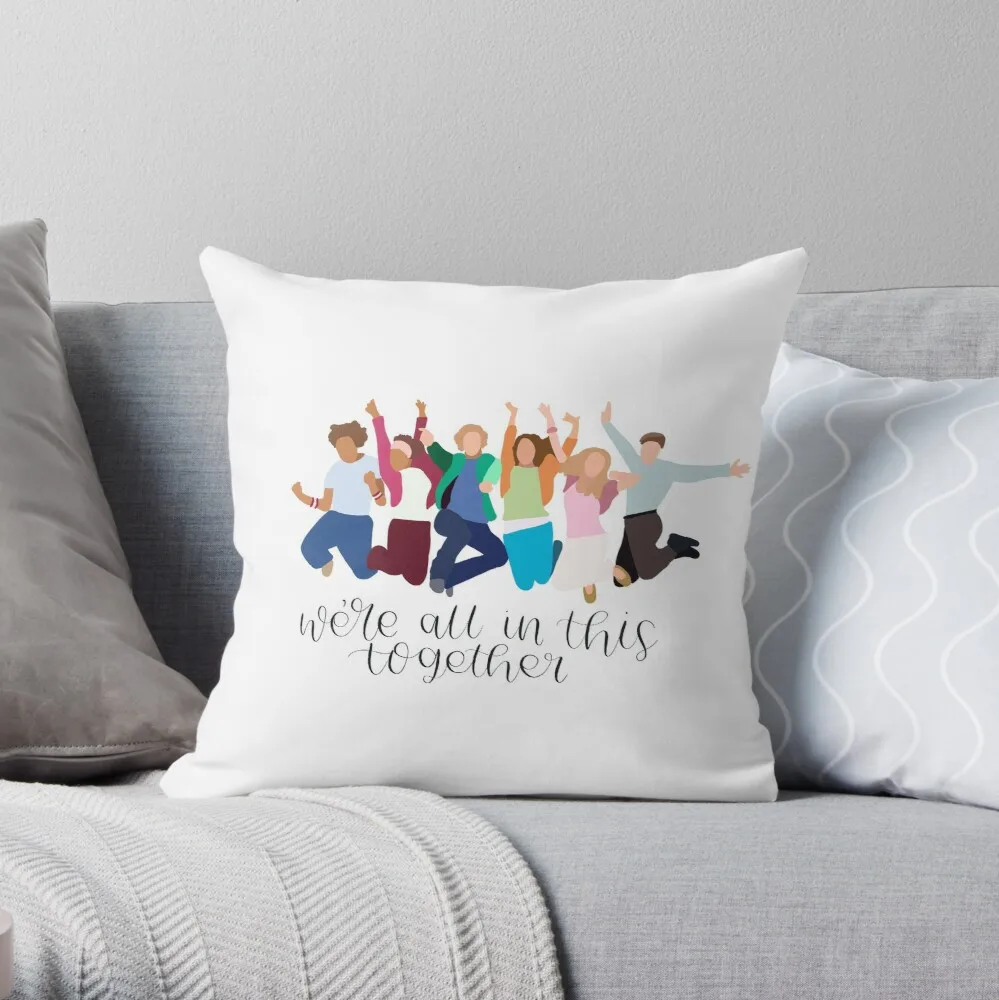 

We‘re All In This Together High School Musical Throw Pillow Sofa Decorative Covers