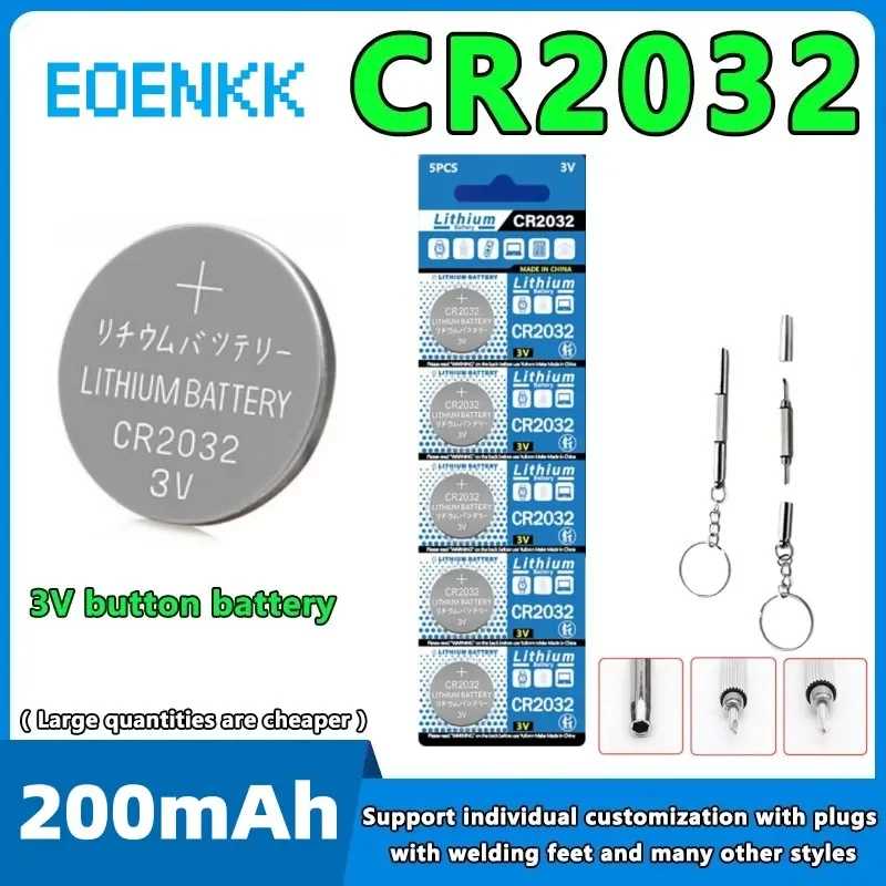 

5-50PCS CR2032 DL2032 ECR2032 3V Alkaline Button Batteries For Toy Watch Calculator Car Key Remote Control Button Coin