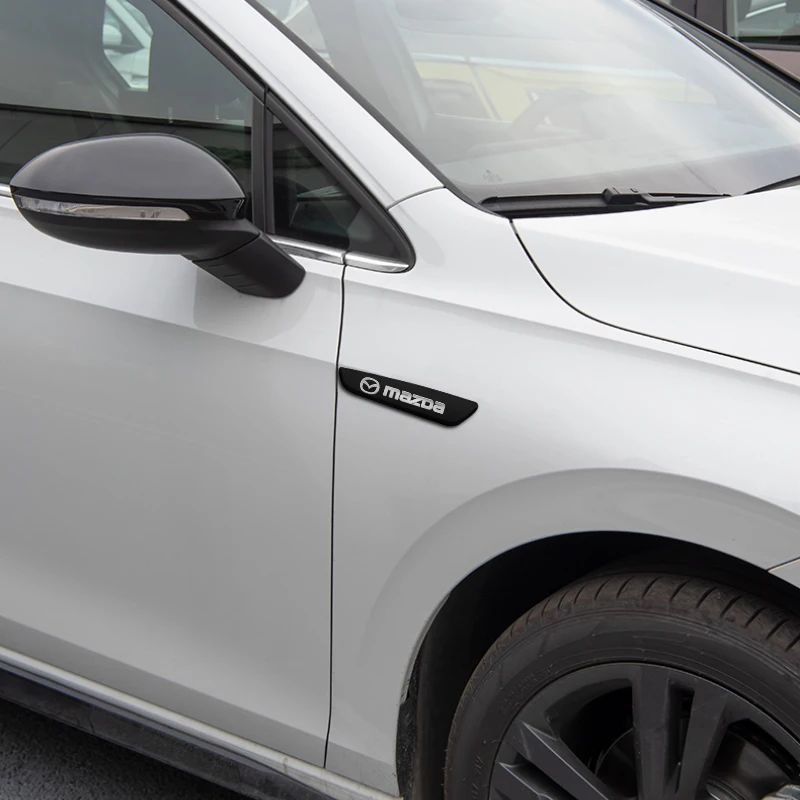마쯔다 2 3 5 6 CX5 CX9 CX7 CX4 CX3 CX30 MX5 MX3 BK NC ER GH 액세서리용 차량 차체 측면 펜더 장식 배지 스티커 2개