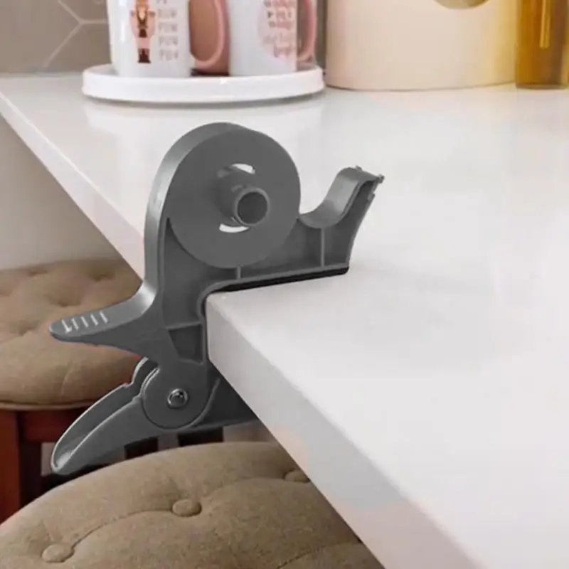 2pcs Tape Dispenser Cutter Paper Roll Holder Clip Wrap Tabletop Gift Wrapping Tool Christmas New Year Holiday Arts Crafts Tools