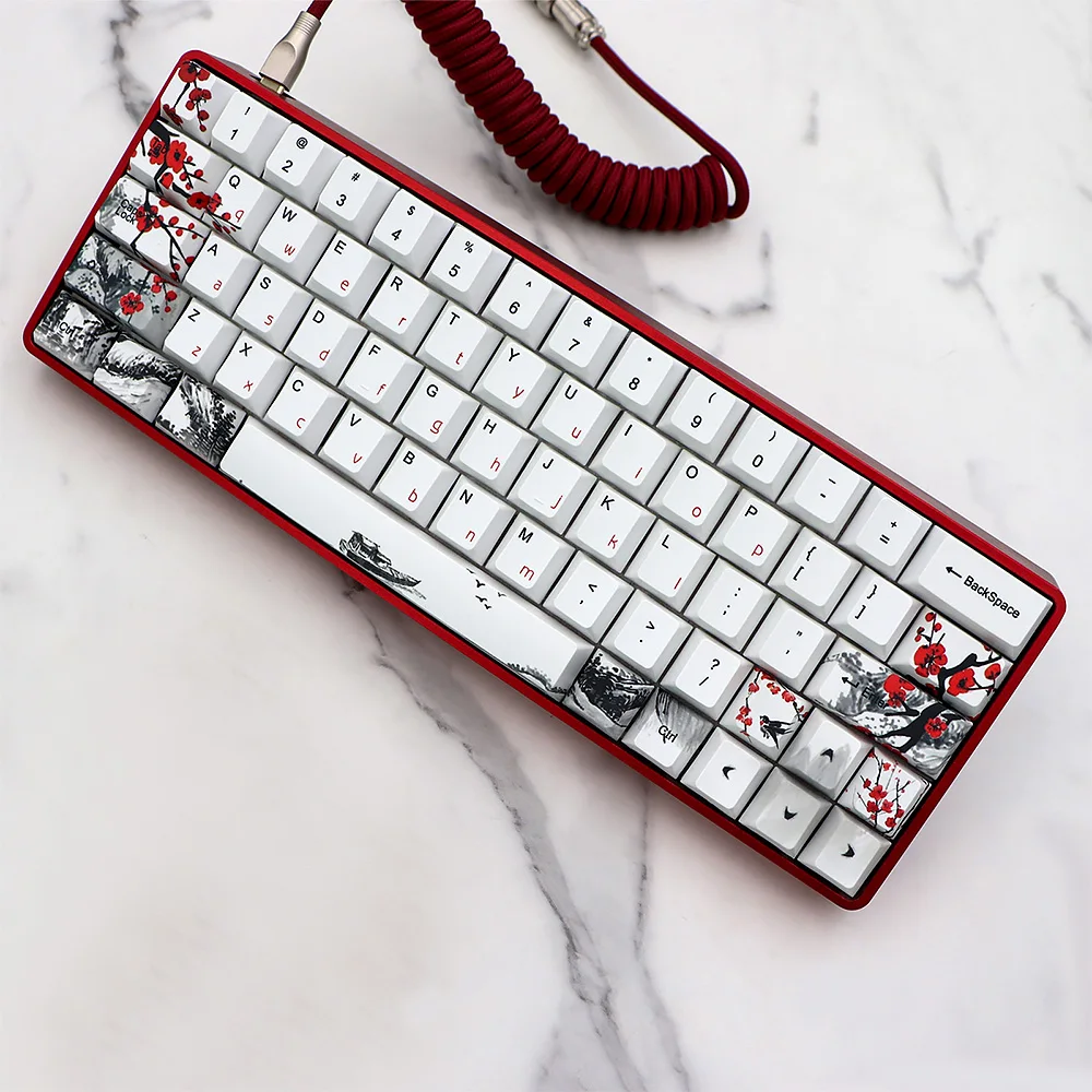 Somente vendas keycap novidade corante sub flor