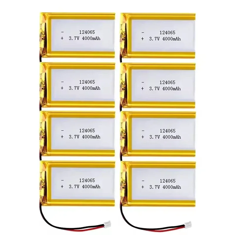 8PCS 124065 battery