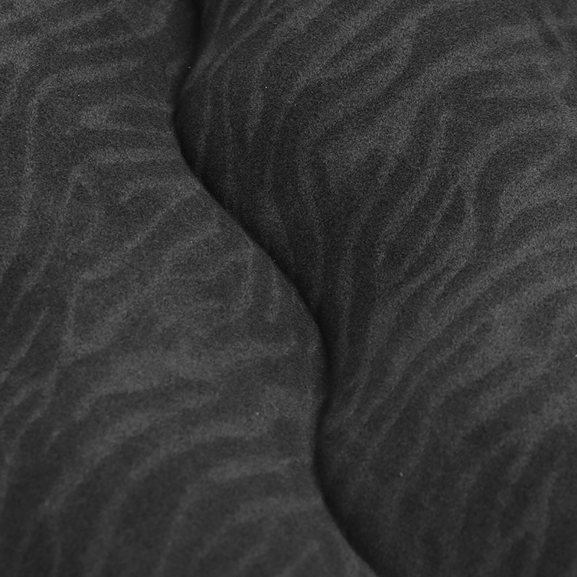 2‑In‑1 Black Multifunction Inflatable Travel Mattress PVC Flocking Soft Sleeping Rest Cushion for Car SUV
