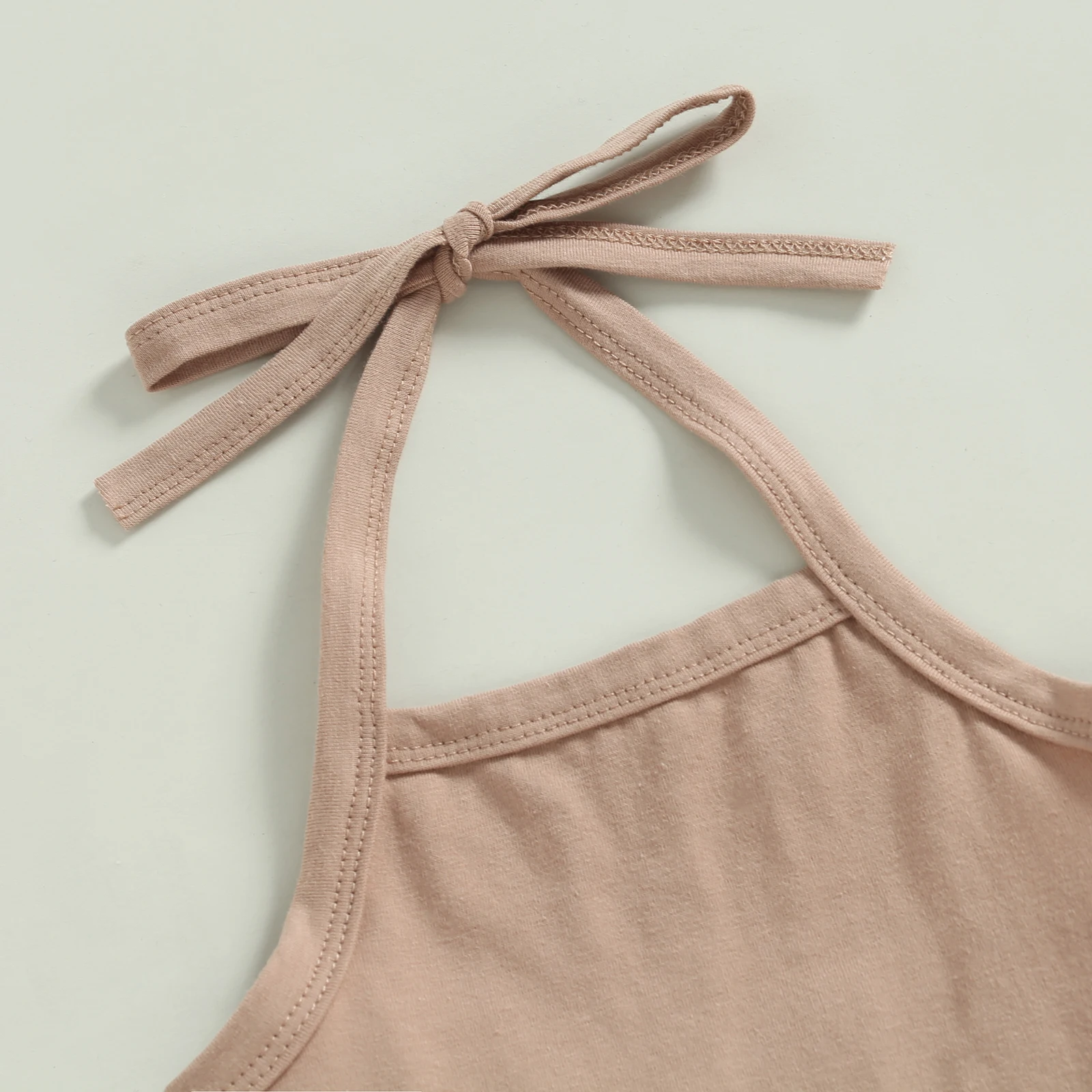 Baby Girl Halter Romper & Bell Bottoms 3