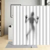 Women Shadow Pattern Shower Curtain Sexy Girl Portrait Painting Fabric Waterproof Bathroom Curtains For Home Decor With Hooks 2