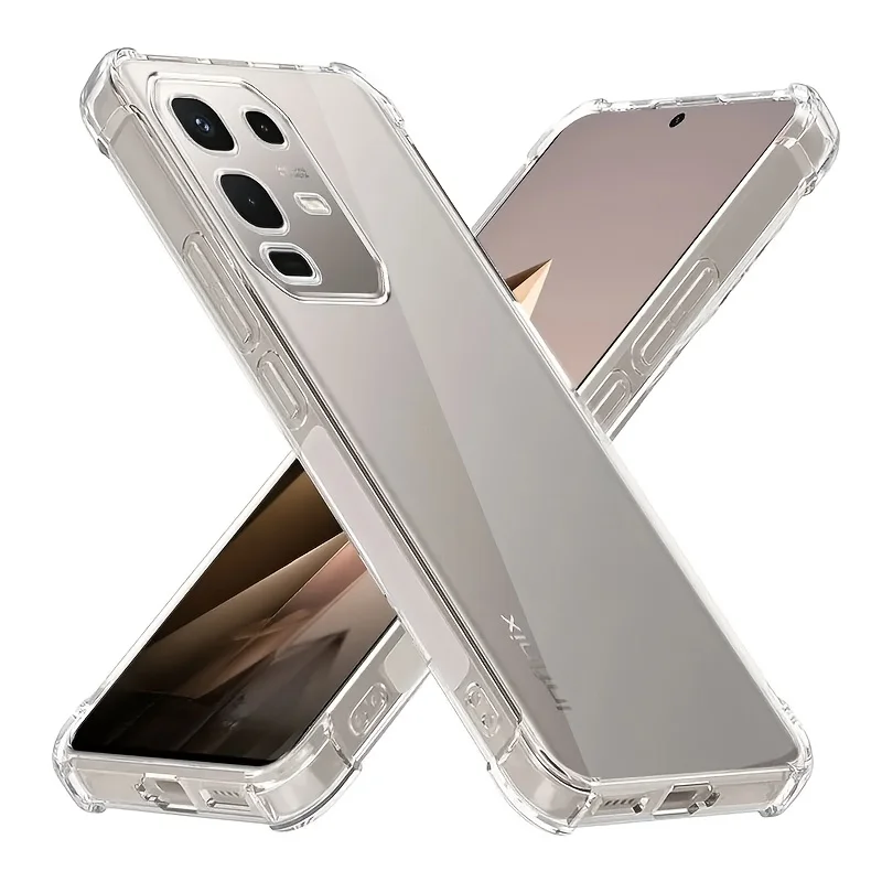 Crystal Clear Soft Silicone Back Cover - Transparent Phone Case