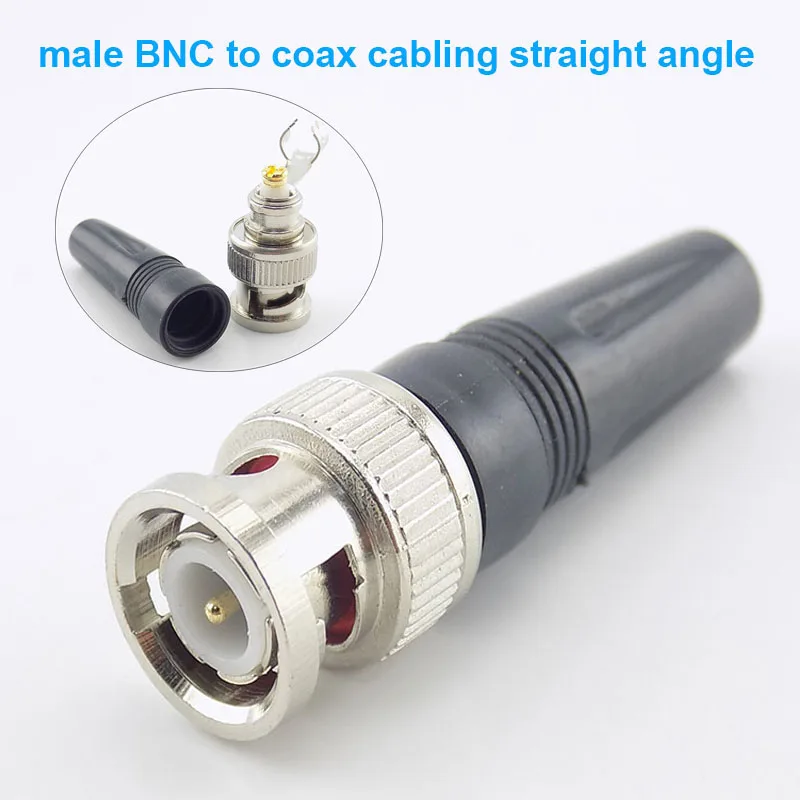 10 Adattatori BNC Femmina A RCA Maschio: Connettori Metallici Per Telecamere CCTV E Sistemi Di Sicurezza