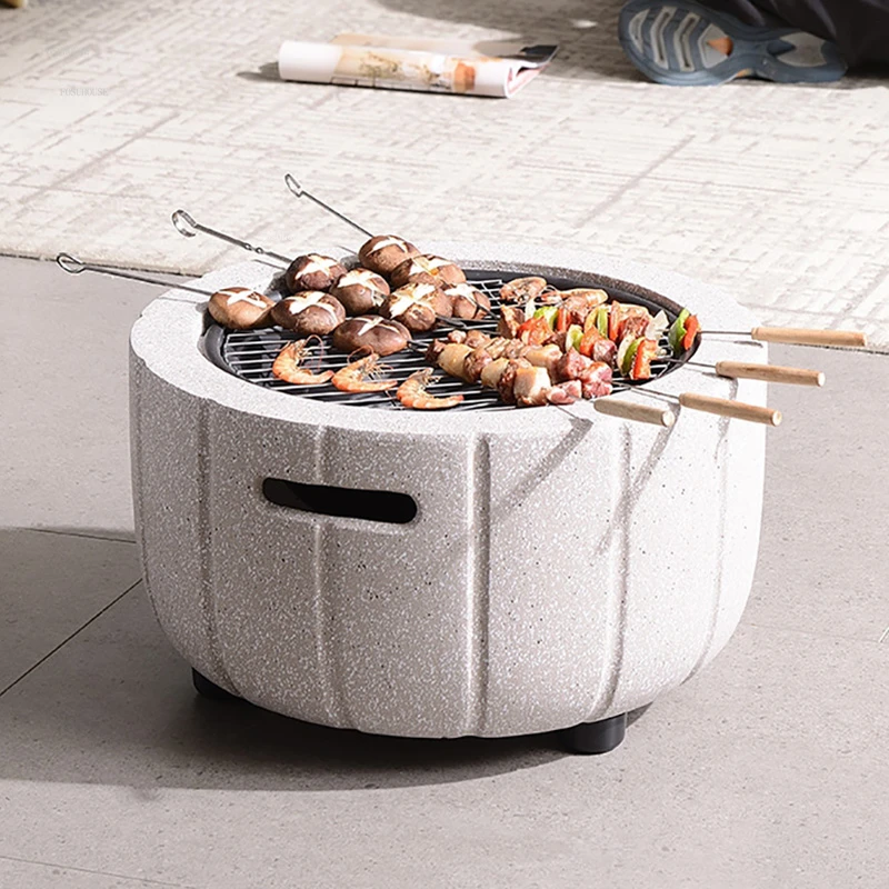 Outdoor Camping Furnace Nordic Indoor Fire Pits Barbecue Stove Yard Charcoal Heating Stove Smokeless Home Outdoor Bonfire