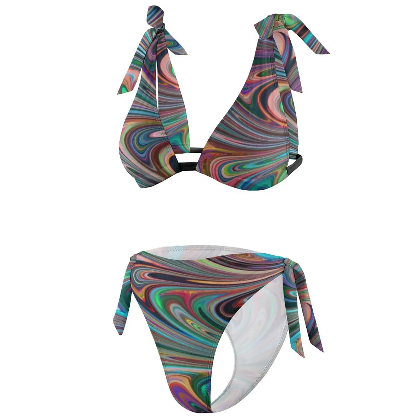 marble bathing suit top