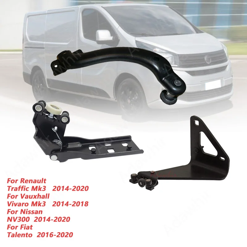 

Sliding Door Roller for Renault Trafic Opel Vivaro Vauxhall Vivaro Nissan NV300 Fiat Talento Sliding Door Hinge 2014-2020