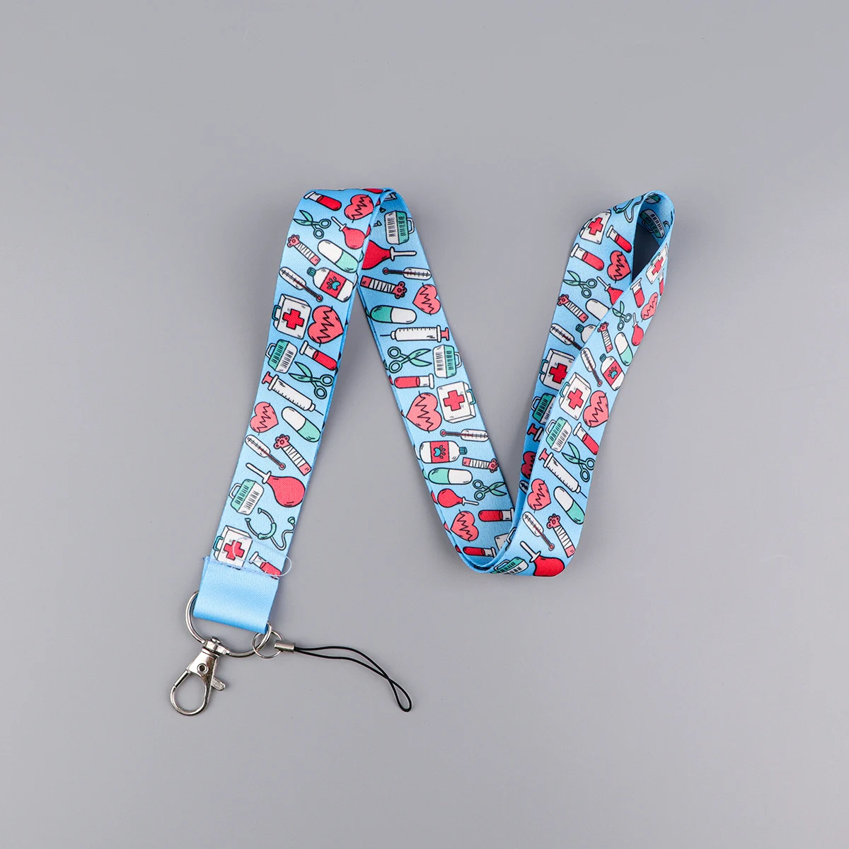 Medical Professional Badge & Key Lanyard with ID Holder