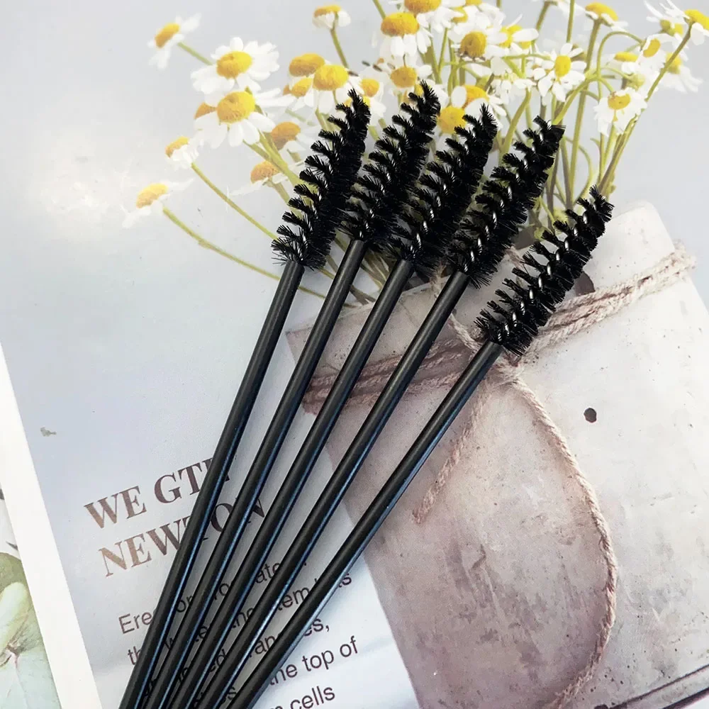 150/300pcs Mascara Wands Eyelash Brush Spoolies for Eye Lash Extension, Eyebrow and Makeup Tool Wholesale Makeup Brushes