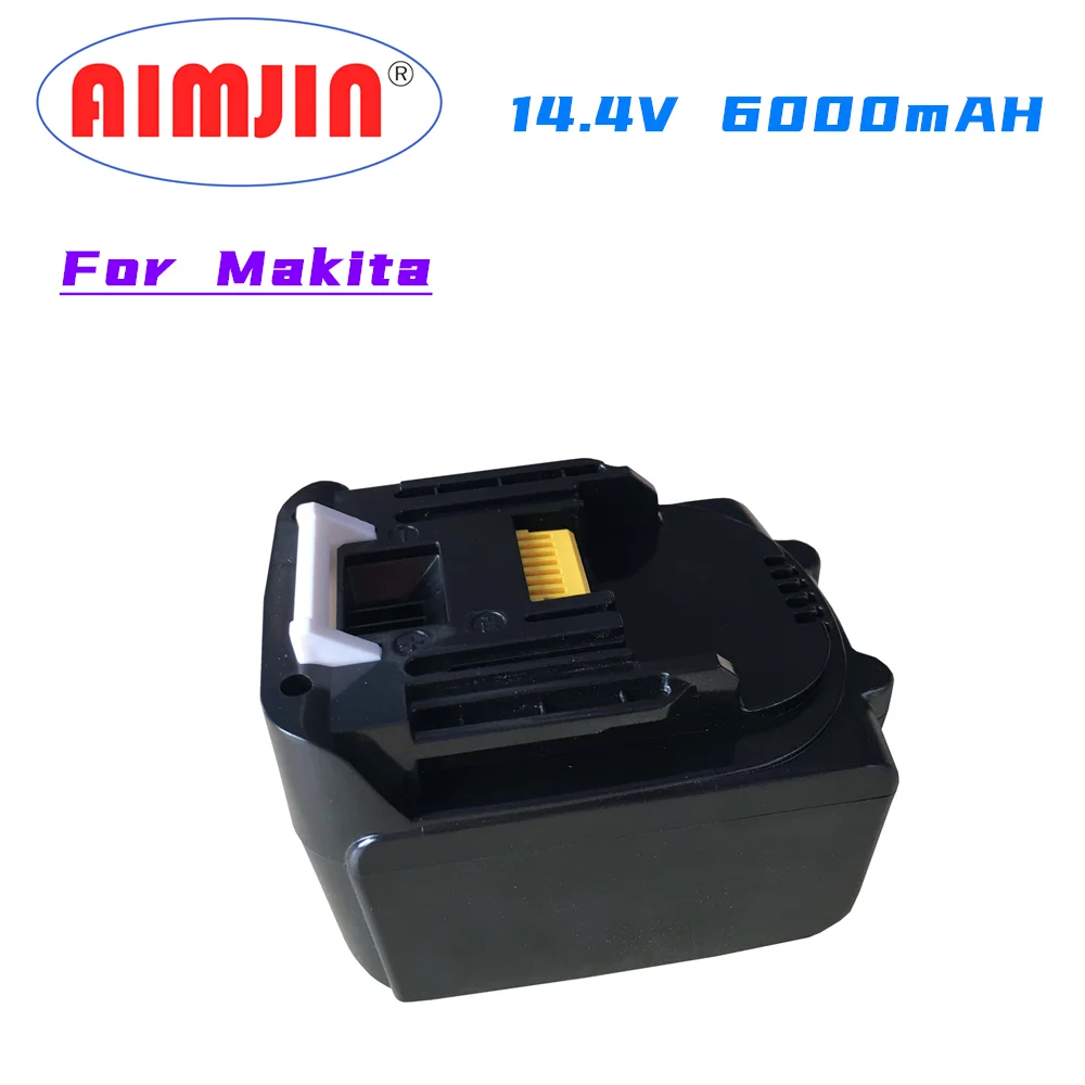 

14,4 в 6000 мА · ч аккумулятор для сверла для Makita BL1430 перезаряжаемый литий-ионный LXT200 BL1415 194558-0 194559-8 Бесплатная доставка + зарядное устройство