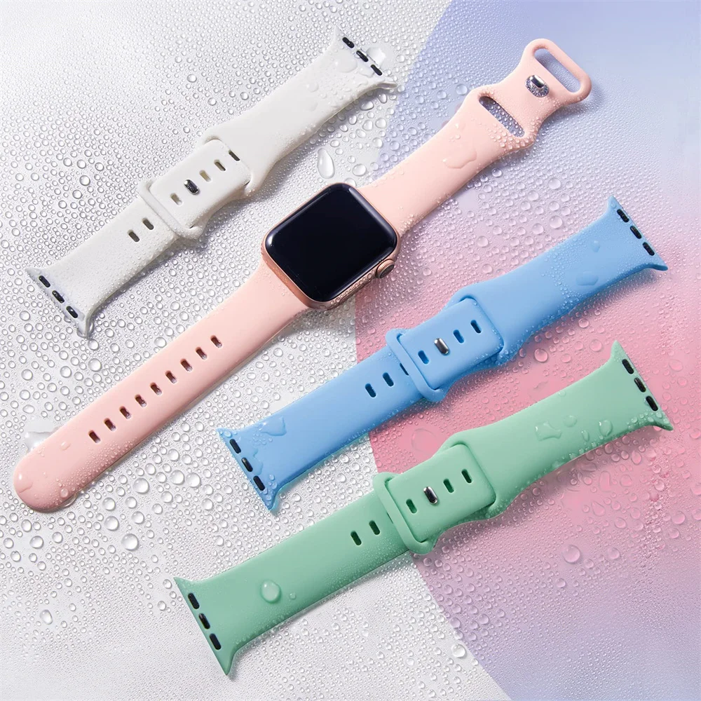 for 38/40/42/45/49mm New Designer Apple Watch Band Ultra Silicone Watch  Wristband Strap Luxury Shining Charms Decoration - China Watch Bands for Apple  Watch Ultra and Apple Ultra Watch Band price