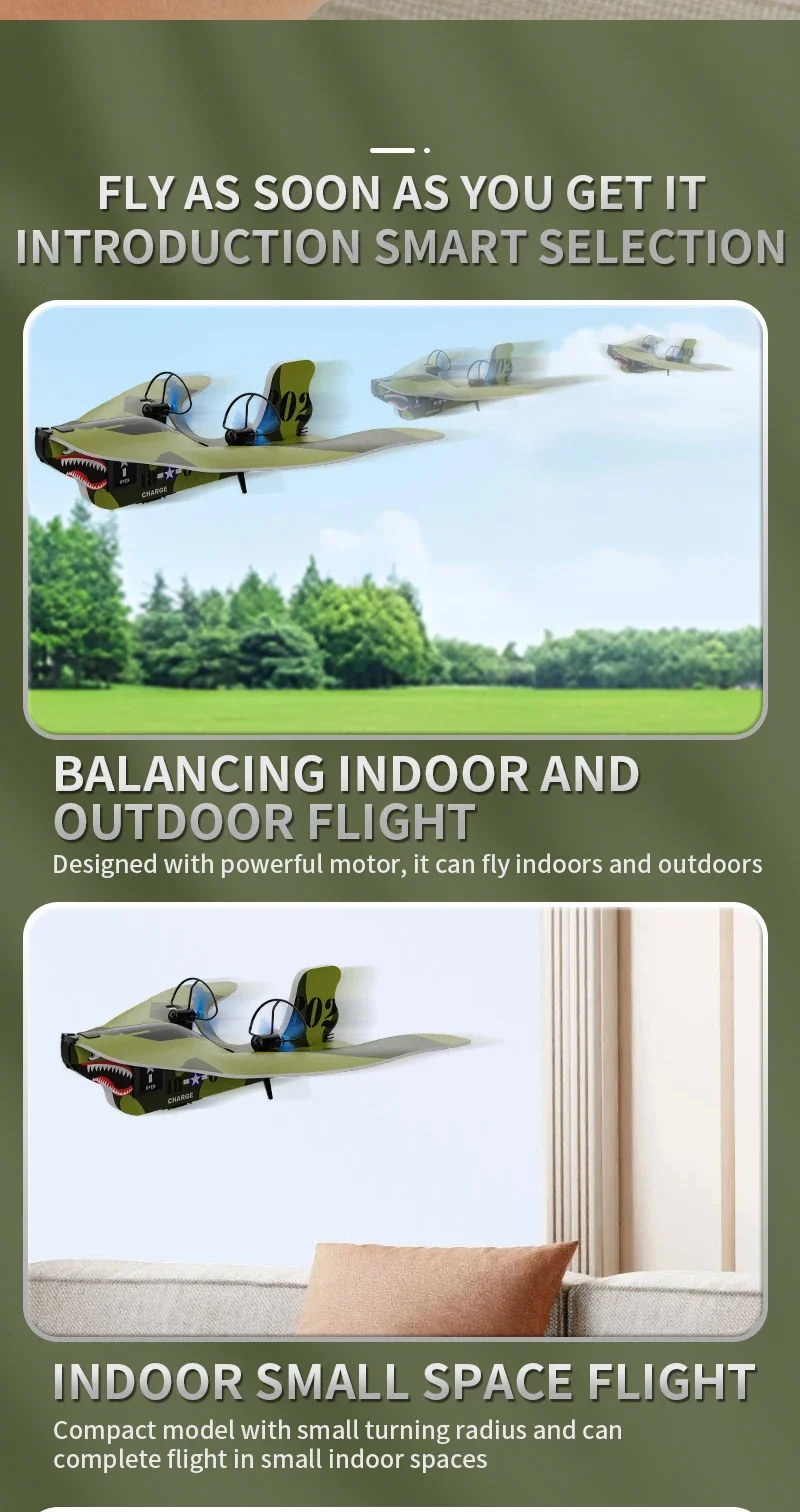 2CH Mini RC Flugzeug 2,4G Starrflügel Fernbedienung Segelflugzeug Professionelle Flugzeuge mit LED-Leuchten Flugzeug Modell Spielzeug für Kinder – Detail 16