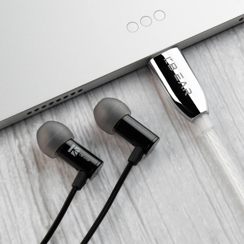 KBEAR T1-ALC5686 USB-C-3.5mm DAC 어댑터(은도금 구리; 1코어, 200스트랜드)