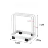 1PC cutting board organizer, layered cutting board rack, vertical sorting and storage drainage tray, cutting board rack 6