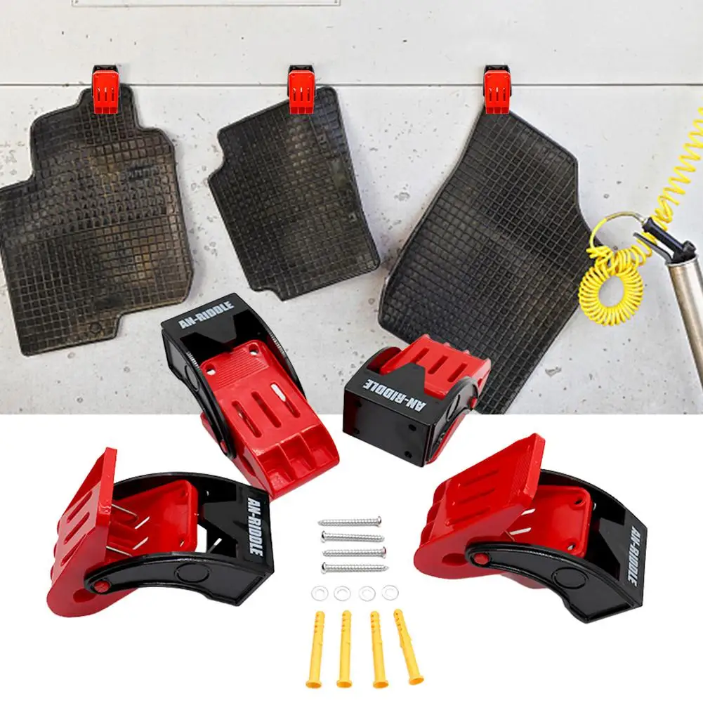 14PcsHeavyDutyMatClampsCarWashFloorMatClampsAntiSlipSpring