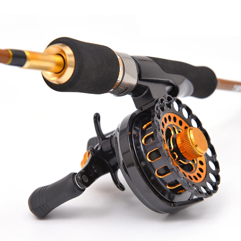 

Ice Fishing Reel All Metal CNC-machined Spool 6+1 Ball Bearings 2.8:1 High Speed Ratio Ice Fishing Reel Dropship