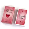 10.3*6cm Spirit Secret Messages 68 Pcs Cards with Meanings on Cards TWIN FLAME LOVE ORACLE - TAROT 1