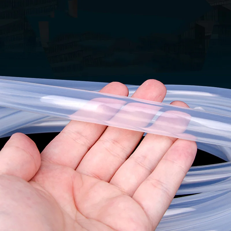 1/5M Food Clear Transparent Soft Silicone Hose 2 3 4 5 6 7 8 9 10 12mm Flexible Nontoxic Silicone Tubet for Aquarium Pump Faucet silicone tube