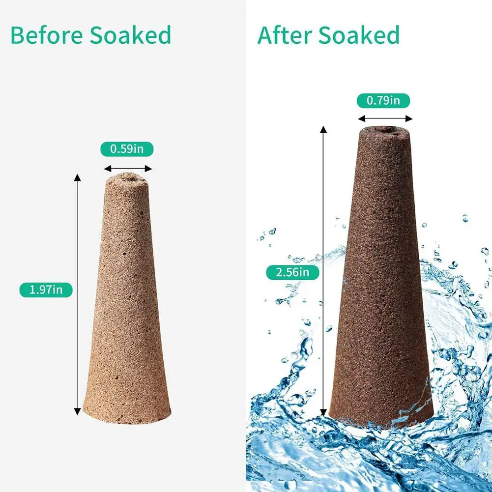50Pcs Hydroponic Growing Blocks Quality Sponge Material Lock Water Breathability Efficient Vegetables Fruits Flowers Plant Block 6