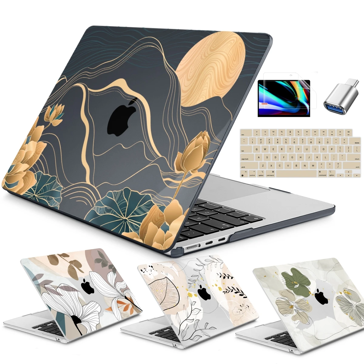 Rígido de Plástico para Macbook Air 153 Polegadas A2941 2023 m3 m2 Pro 14 16 A2779 A2780 ar 13 m1 m2 A2681 A2337 Case
