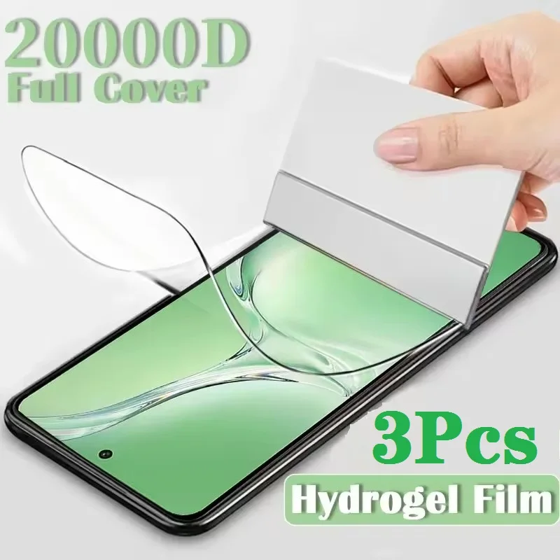 Premium Hydrogel Screen Protector Set (3-Pack) - Enhanced Durability and Clarity