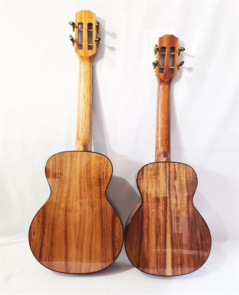 Concert And Tenor Tiki Brand Solid Wood Ukuleles ukulele set
