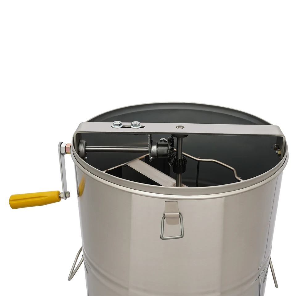 Stainless Steel Two Frame Manual Honey Extractor