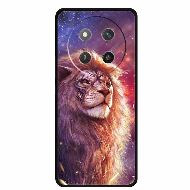 Cat Print Soft TPU Silicone Phone Cover - Lovely Painted Design