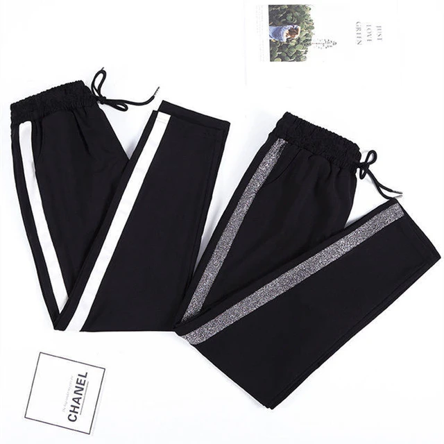 Consumir Pionero preferible Women Pants Korean Style Student Track Pants Internet Hot Casual High  Elastic Harem Pants Large Size Pants Pantalones De Mujer - Pants & Capris -  AliExpress