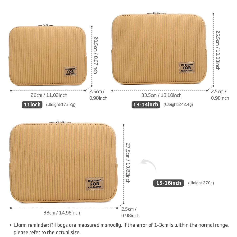 Universal Shockproof Tablet and Laptop Sleeve Bag