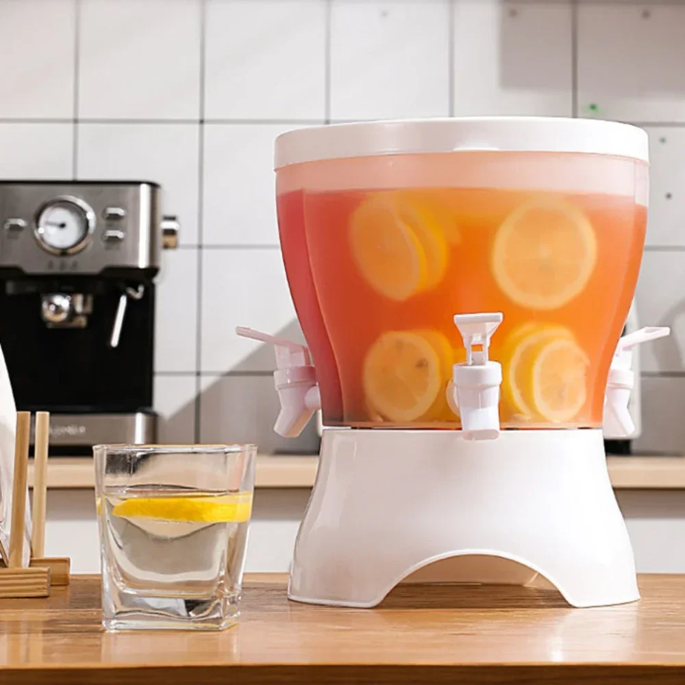 Cold water kettle with faucet, refrigerator, fruit beverage bucket, tea, cold drink kettle, cold water bucket container