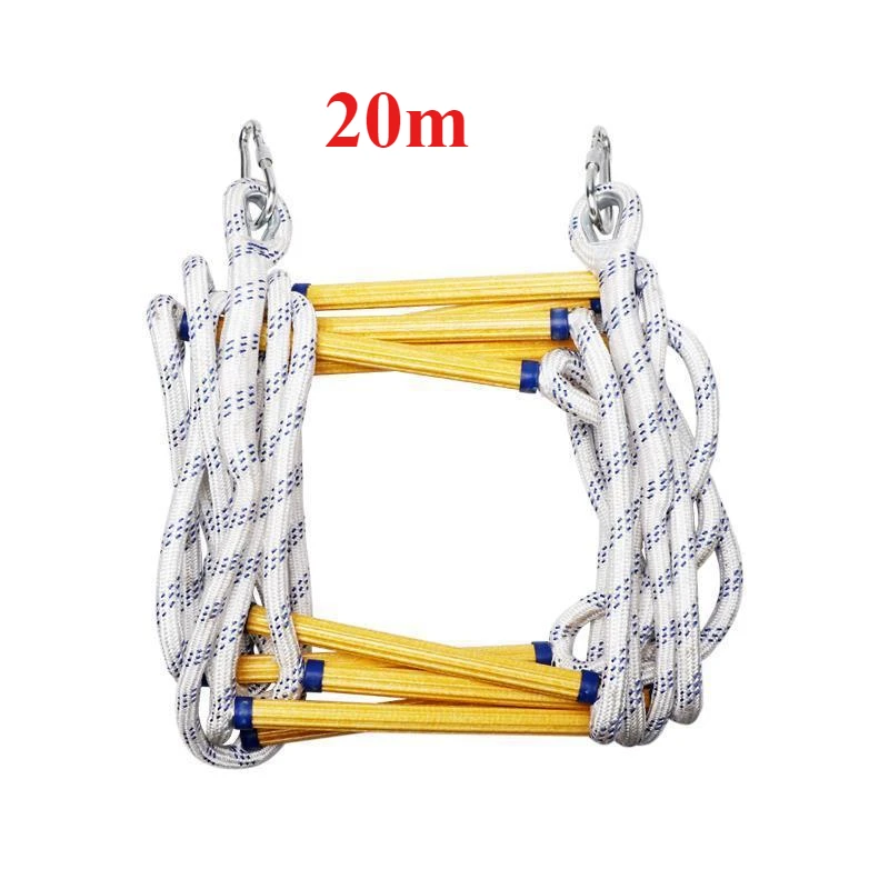 20m Resin Safety Rope Ladder Solid Training RopeEngineering Safety Rope Climbing Operation Soft Ladder