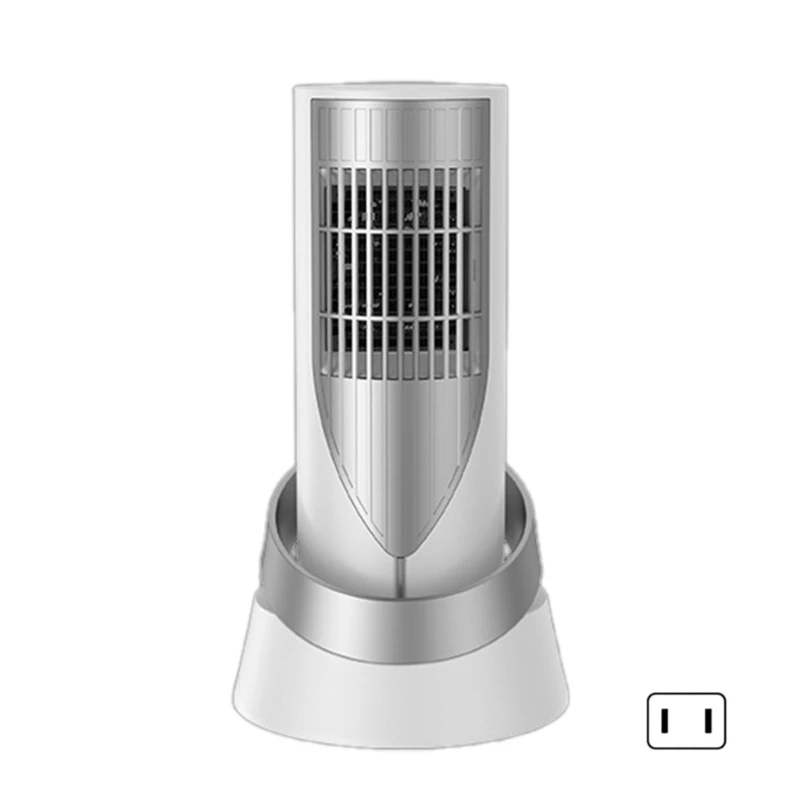 

M2EE Space Heater Electric Portable Heater Fan Small Tower Heater Plastic Material for Home Dorm Desktop Kitchen Indoor Use