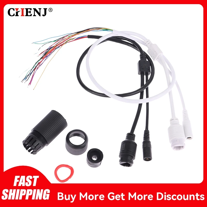 

POE LAN IP Cable For CCTV IP Camera Board Module+ Weatherproof Connector 48 Poe Ranking Keywords Power Cable Built In PoE Module
