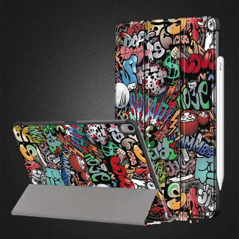 

Fashion Paint Leather Hard Tablet Case Cover with Stand for iPad Pro 12.9-inch - Premium Quality Protective Sleeve for Stylish