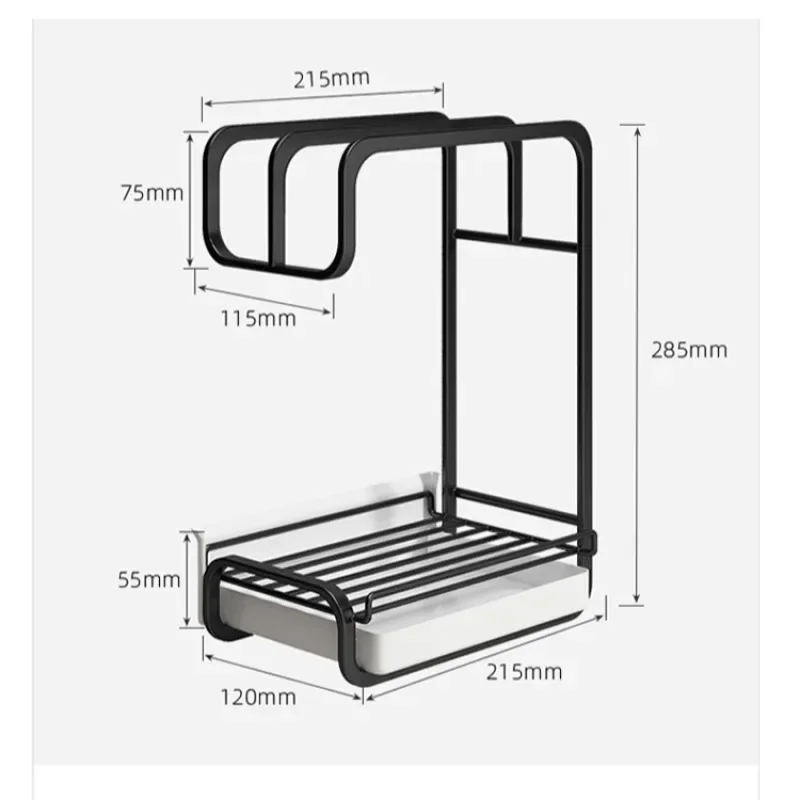 Kitchen Drain Racks Organizer Kitchen Sink Utensils Holders Drainer Storage Shelf Sponge Dishcloth Towel Rack filter basket 6