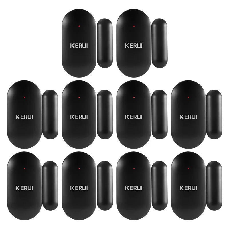 KERUI-Capteur de porte sans fil pour système d'alarme de sécurité à domicile, capteur magnétique de fenêtre, antivol antivol, WAth, MC11, 433MHz, 10 pièces