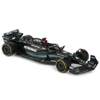 Bburago 1:43 Mercedes AMG 2023 W14 E Performance F1 Formula Car Die Cast Vehicles Collectible Model Racing Toys