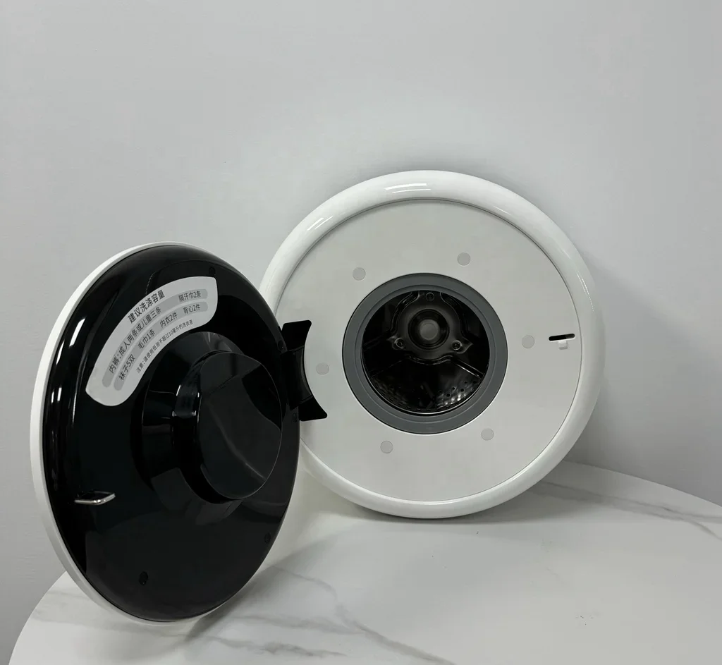 Hanging wall Mini Washing Machine, 8L Upgraded Small Washing Dryer Machine with Spin for Travel, Apartment, Baby Clothes, Socks 5
