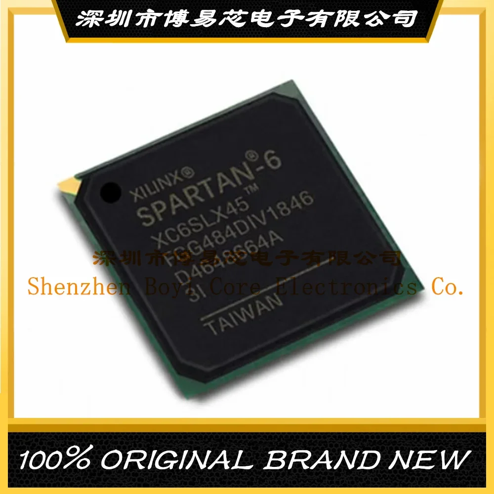 XC6SLX45-3FGG484C Packaged BGA-484 new original genuine programmable logic device (CPLD/FPGA) IC chip xc7a200t 1fbg676c bga 676 programmable main control processor chip ic new original