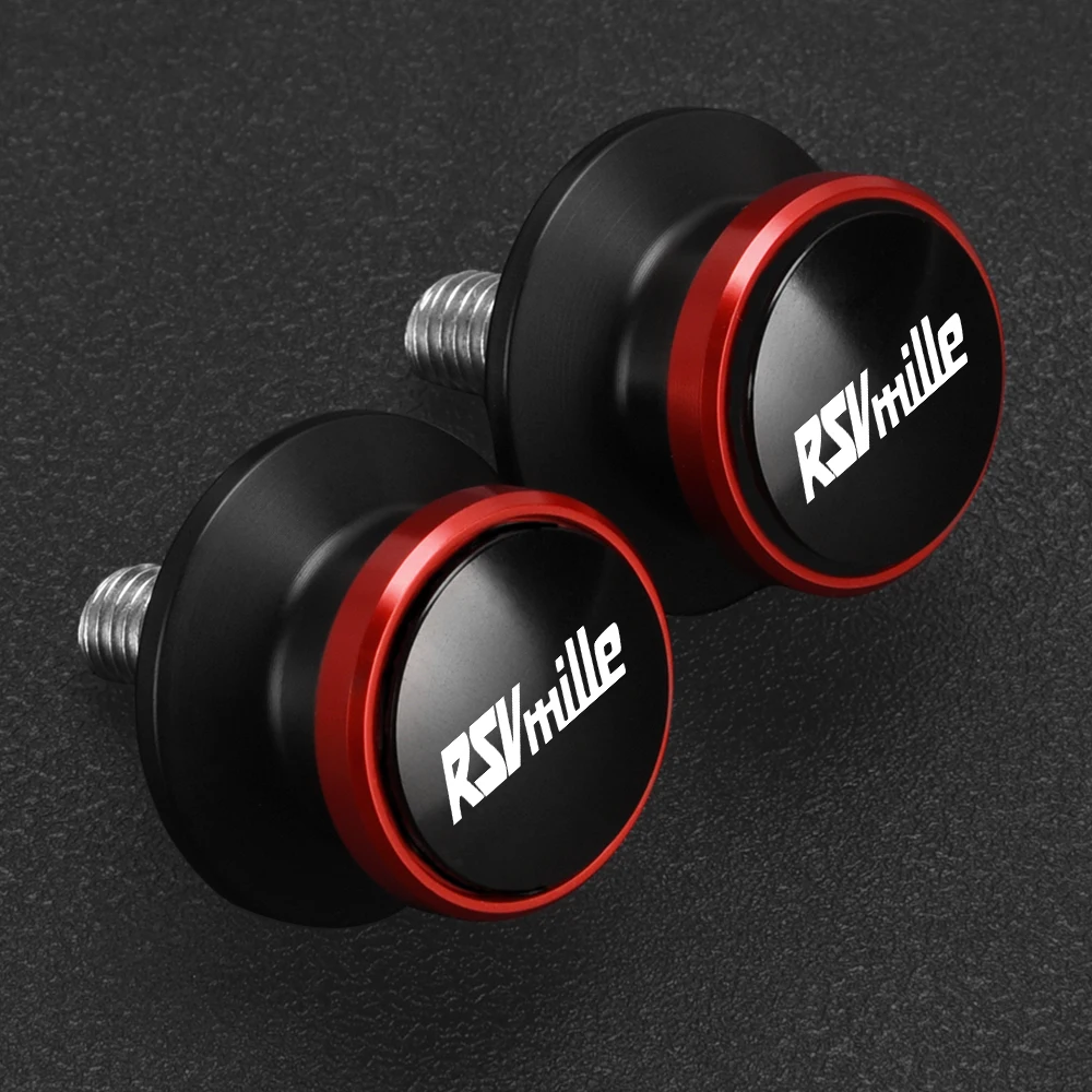 

FOR Aprilia RSV MILLE S/R RSV MILLE 1999 2000 2001 2002 2003 2004 2005 2006 2007 2008 6MM Swingarm Spool Stand Screws Slider