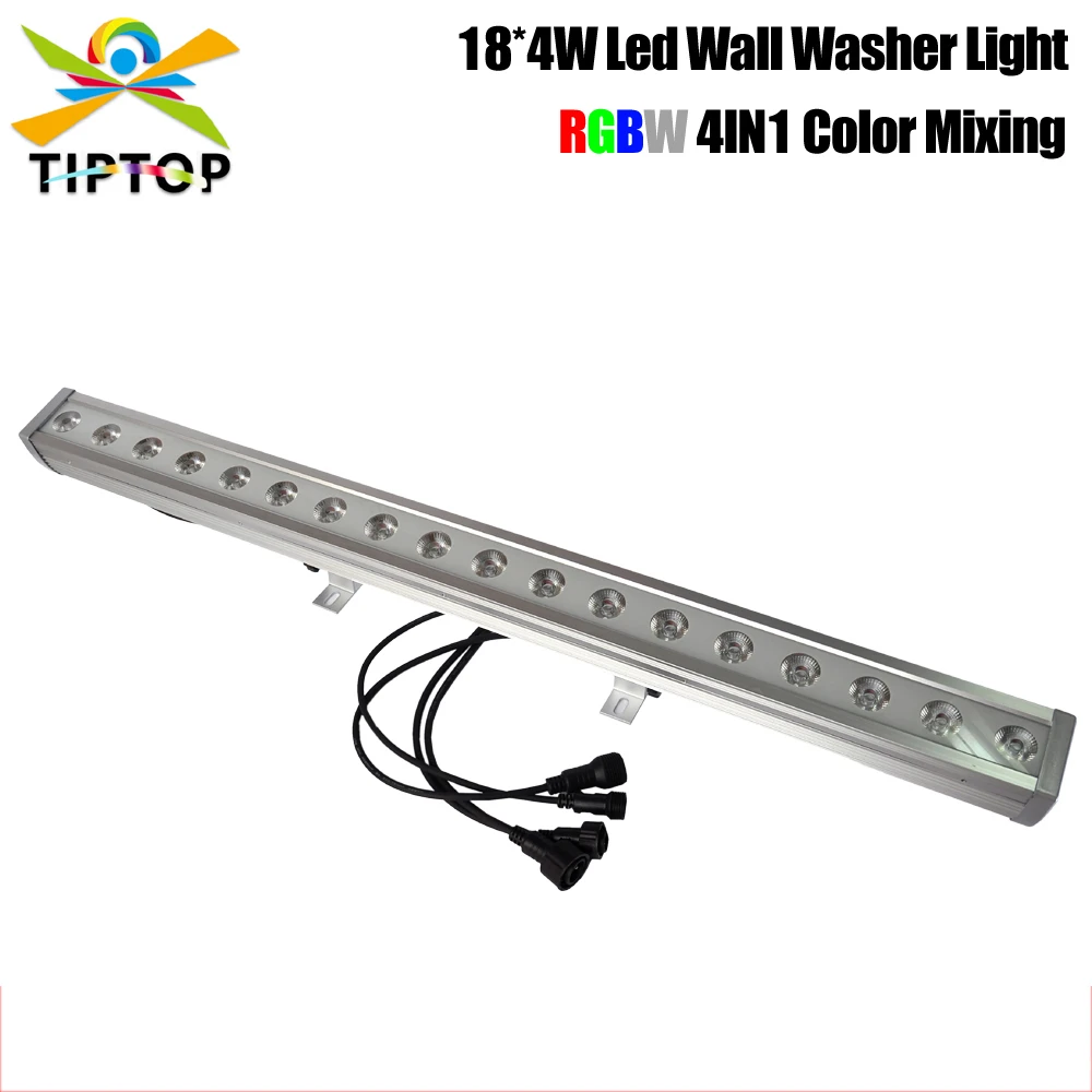 

Freeshipping 18x4W Outdoor Led Wall Washer Light RGBW Indoor Ceiling Wall Mounting Lighting Waterproof IP65 4in1 Landscape Light